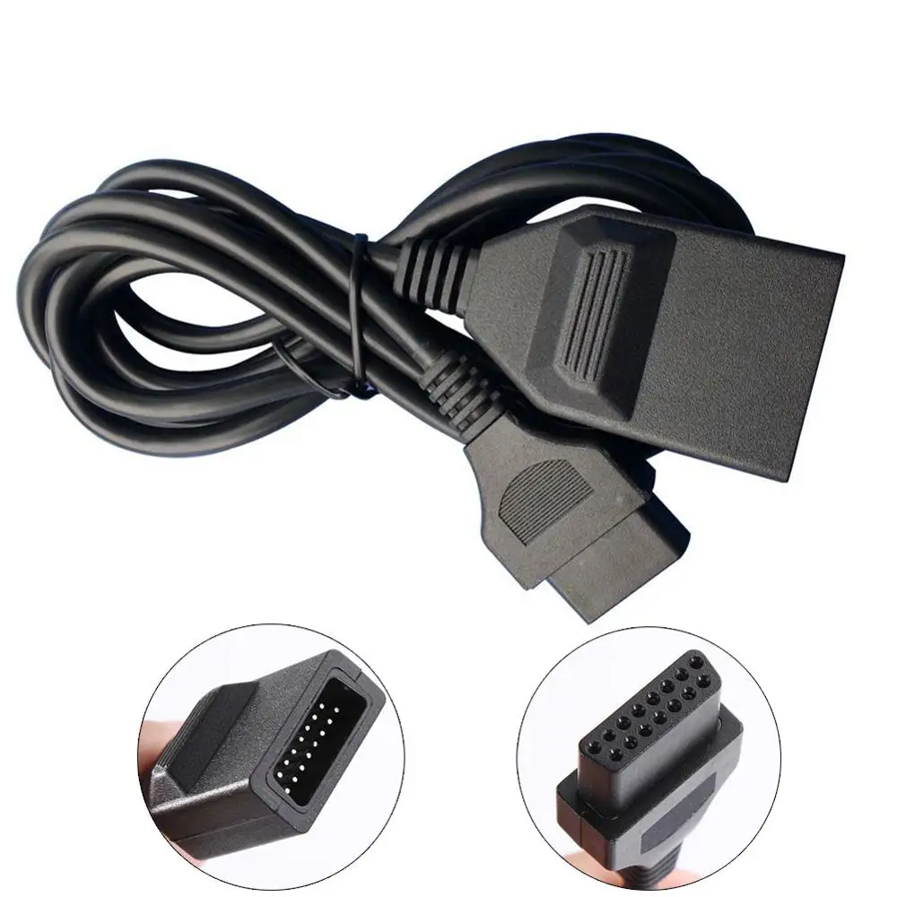 

1.8M Gaming Controller Joystick Extension Cable Connector Wire For SNK Neo Geo