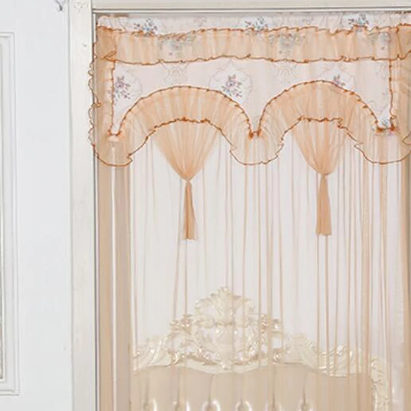 Перегородка портьеры Москитная кружевная ткань занавеска домашняя спальня