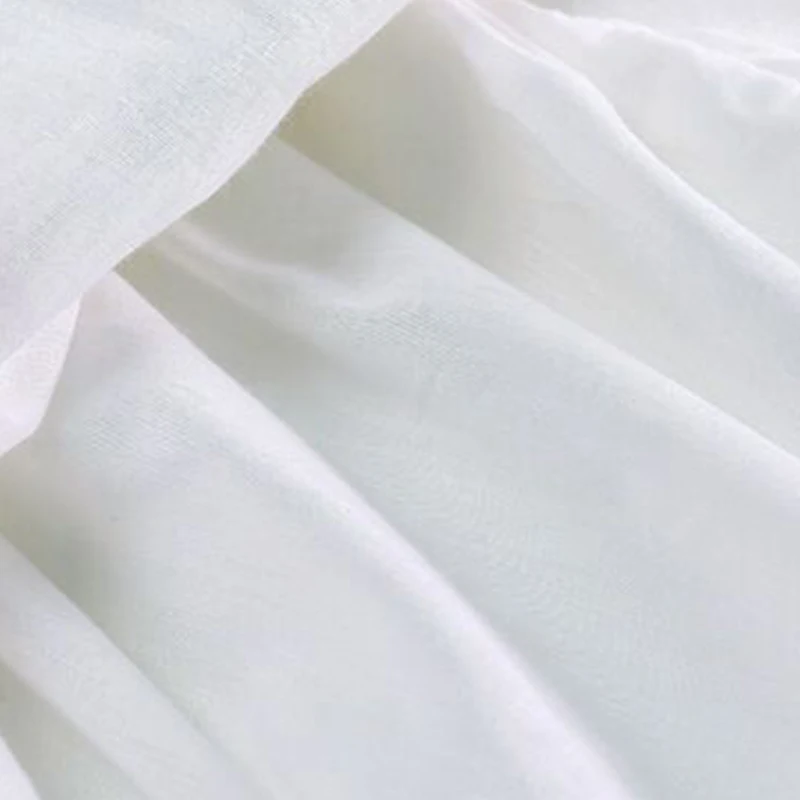 

Flower Girls Dresses Illusion Sleeveless Pearls Embroidery Tulle Lace O-Neck Floor-Length Luxury Kids Party Princess Gown F350