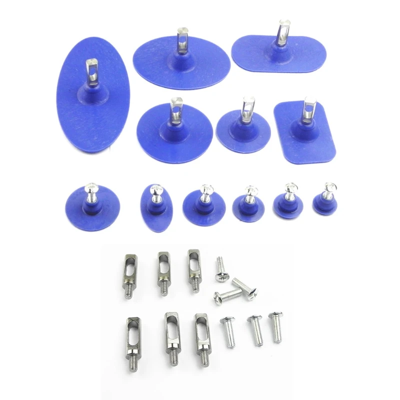 

Dent Puller Tabs Glue Pulling Tabs Paintless Dent Repair Car Dent Removal Body Repair Kit 1set High Quality