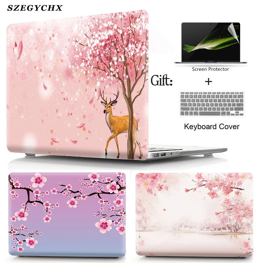 Жесткий Чехол для ноутбука Macbook Air Pro retina 11 12 13 15 A2159 сенсорная панель mac book Touch ID A1932