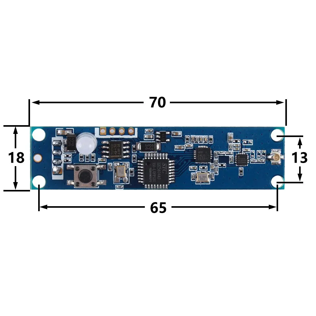 2 4 ГГц беспроводной DMX 512 приемник передатчик PCB в 1 плата модуля Беспроводная