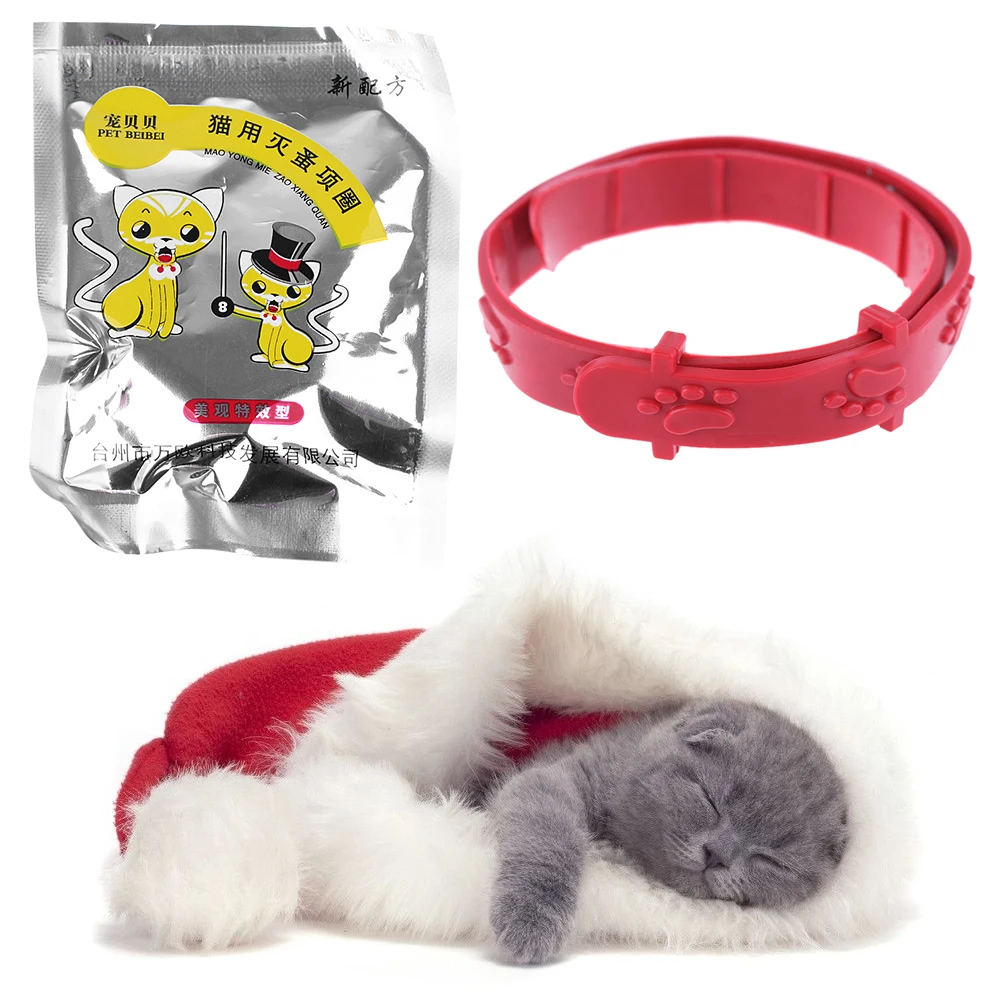 Ошейник для домашних питомцев собак кошек регулируемый ошейник блох против