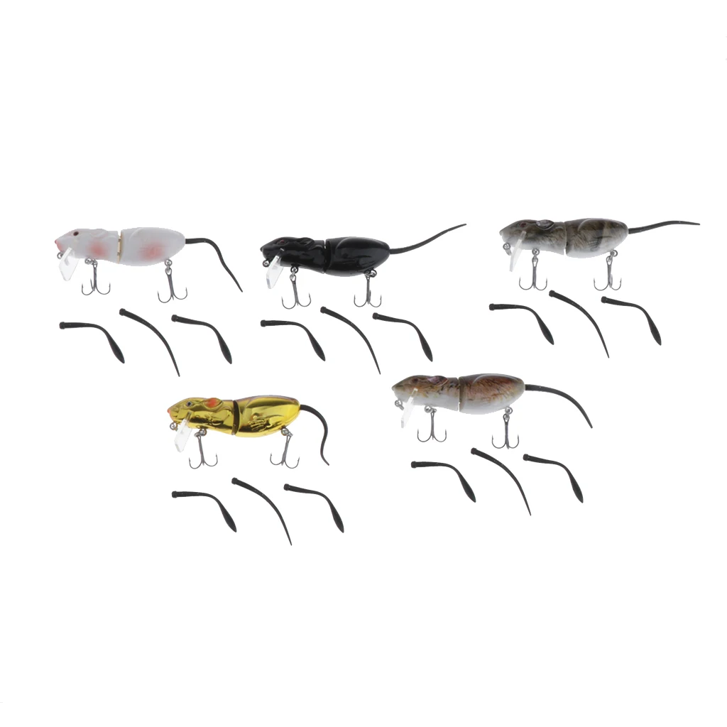 

Artificial Fishing Bait Mouse Multi-Jointed Fish Lure Hook Segment Swimbait Multi Jointed Fishing Lure