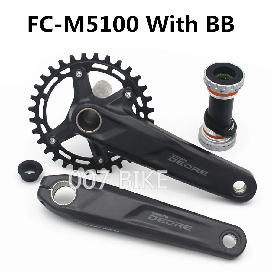 Комплект микросхем SHIMANO DEORE FC M5100 1x11 Speed 2x11 26 36T 30T 32T 170 мм 175 мм|shimano deore|shimano deore cranksetslx