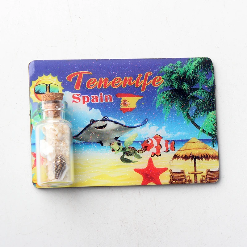 1 шт. магнит на холодильник из эпоксидной смолы с плавающей бутылкой