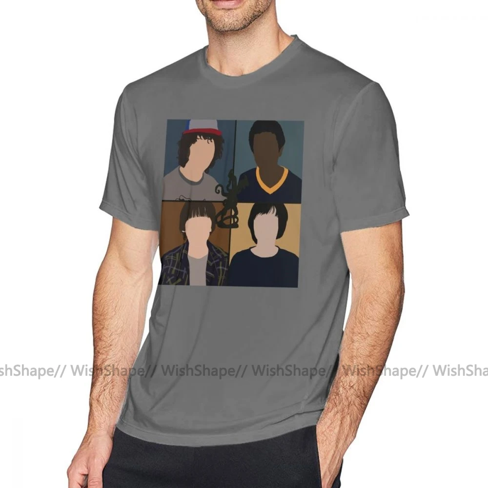 Finn Wolfhard футболка странные вещи Минималистичная 2 забавная с коротким рукавом