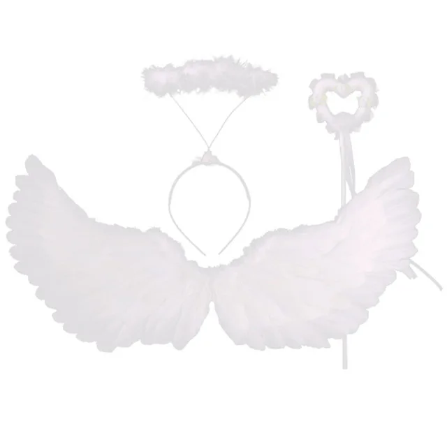 4 шт. детские платья-пачки с белыми крыльями | Мать и ребенок