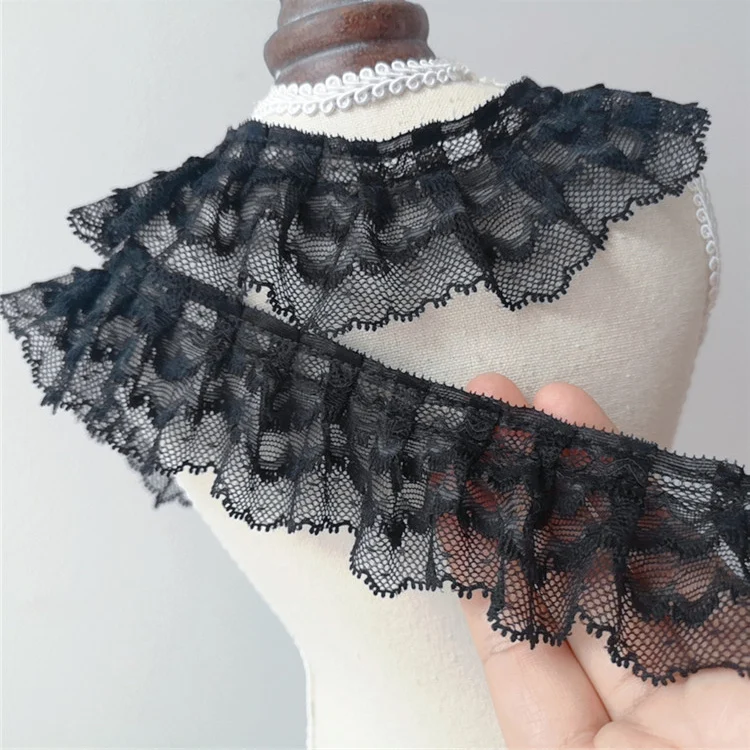 Одежда манжеты мягкие плиссированные кружева отделка Аксессуары складки -