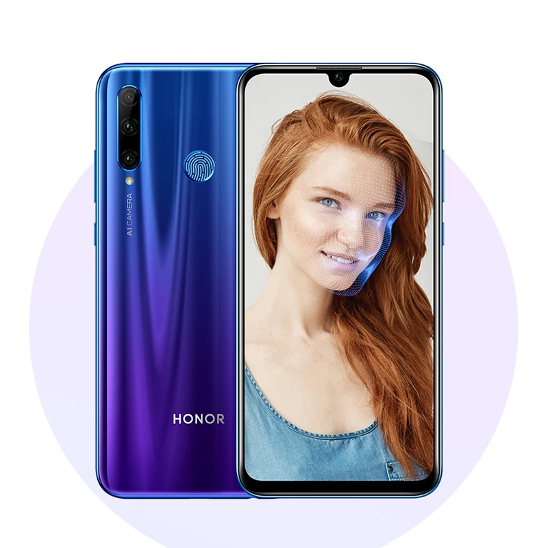 Оригинальная глобальная версия HONOR 20 Lite мобильный телефон 4 Гб 128 Kirin 710 6 3 дюймов Octa