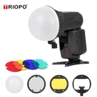 TRIOPO TR-07 светильник-Вспышка Диффузор цветной фильтр godox TT520 V850 V860 Yongnuo YN560IV 600exrt комплект аксессуаров для вспышки