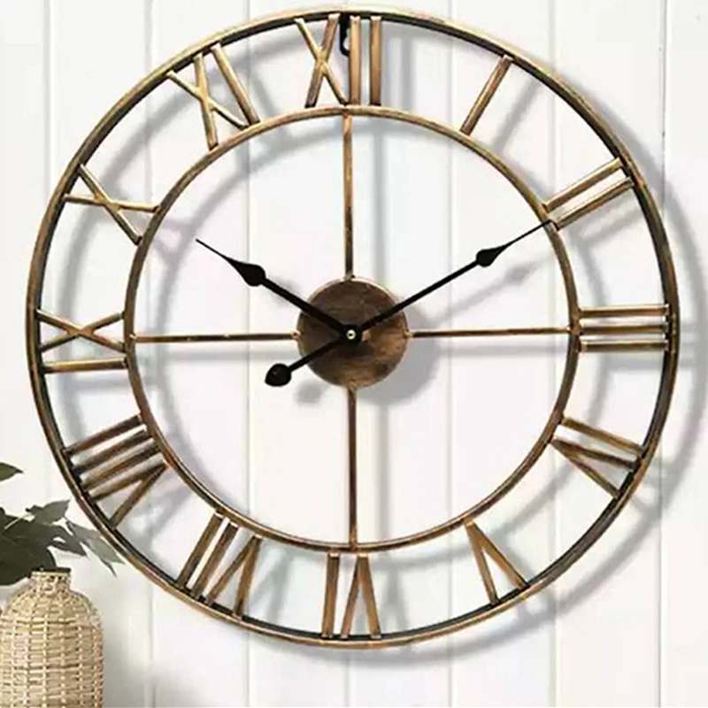 Настенные часы в скандинавском стиле с римскими цифрами 40/47 см 1 шт.|Настенные