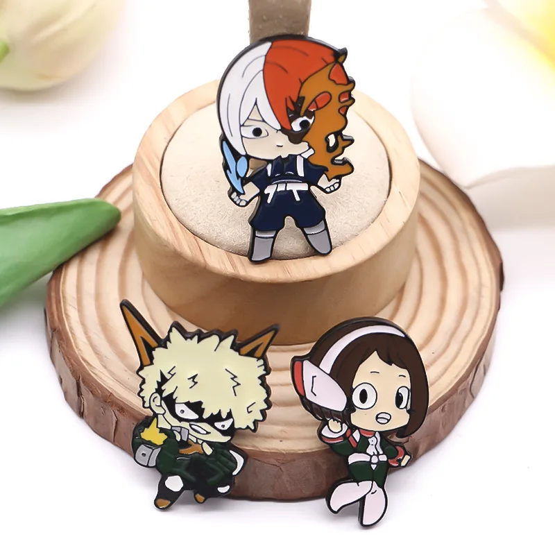 

Brooch cartoon my hero Academy cosplay peripheral alloy BROOCH BADGE