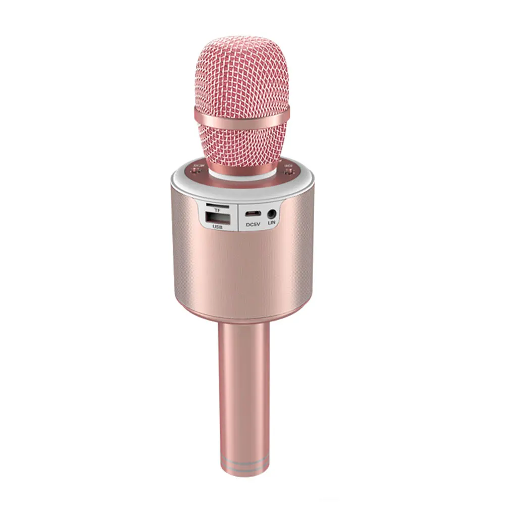 

Professional N6 Wireless BT Karaoke Microphone with Dancing LED Light 2-in-1 Portable Handheld Karaoke Mic Speaker for Christmas