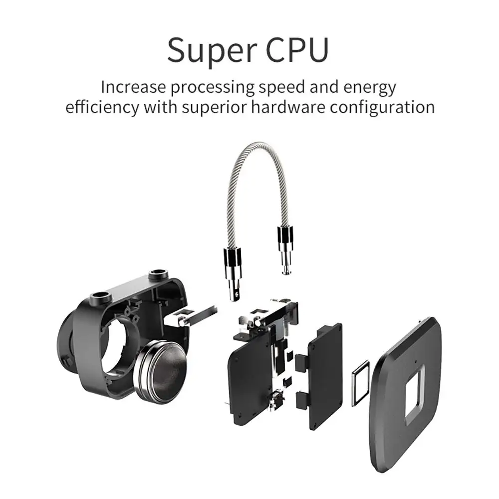 Замок без ключа HONTUSEC со сканером отпечатков пальцев USB зарядка для путешествий