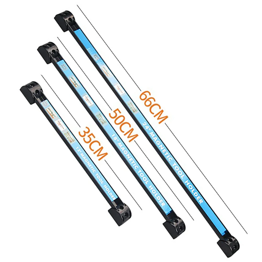

Magnetic Tool Holder 12" 18" 24" Rack Super Strong Metal Magnet Storage Tool Organizer Bar for Garage Workshop