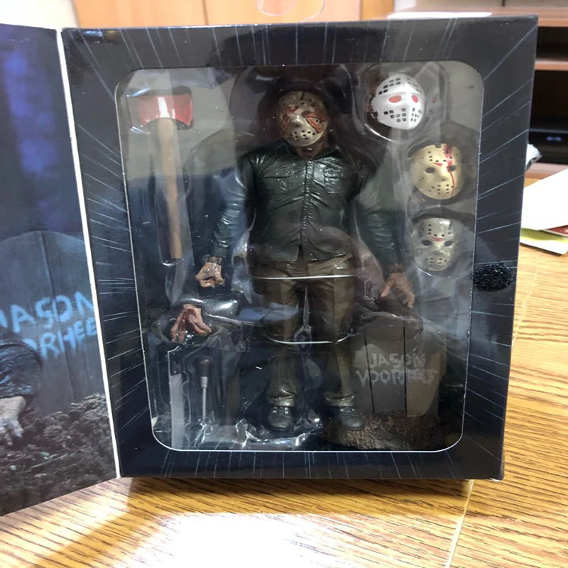 

NECA Jason Friday Part 5 New Beginning Voorhees Action Figure Model Toy Birthday Gift