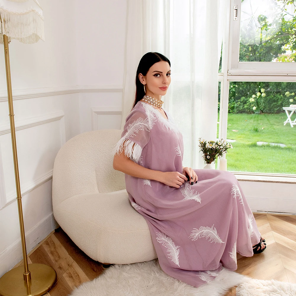 Kaftan Abaya Dubai Saudi Pakistani Turkey Islam Arabic Muslim Hijab Dress For Women Caftan Marocain Robe Longue Femme Musulmane