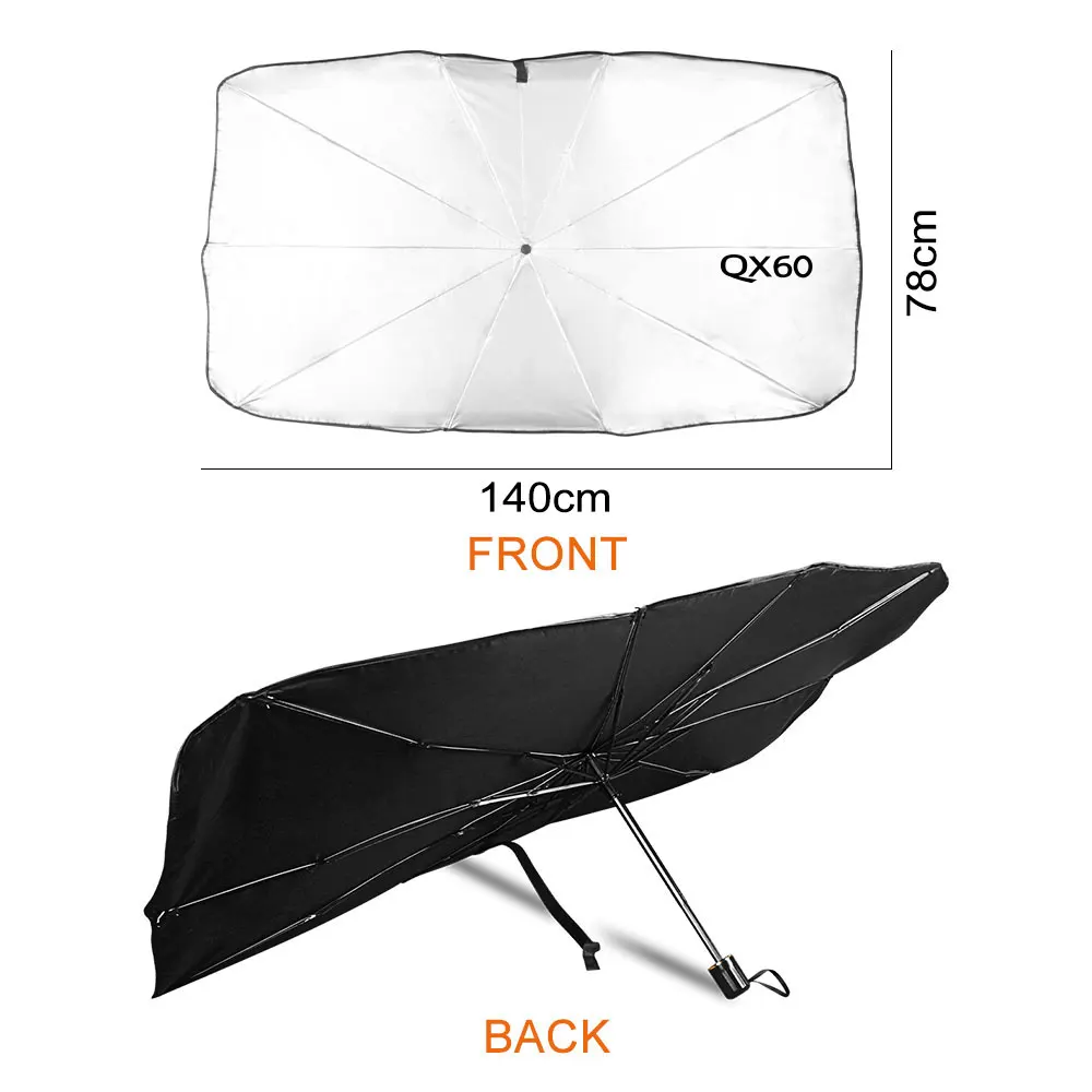 

For Infiniti Q30 Q50 Q60 Q70 QX30 QX50 QX60 QX70 QX80 IPL Auto Accessories Car Windshield Sunshade Cover Parasol Protector