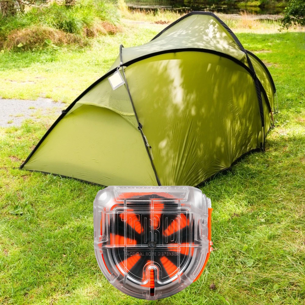 

Амортизирующий шнур-Кормушка, тактический дозатор для веревки, ящик для хранения быстрой резки, уличный самозащитный аварийный инструмент ...