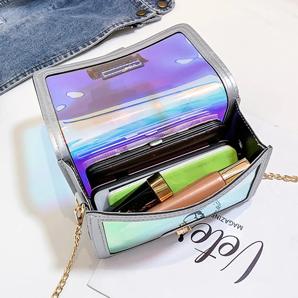 

Women Messengers Bags Fashion Girl Candy Colorful Crossbody Bags Cute Waterproof Chain Beach Shoulder Bags Bolsa Feminina #LL