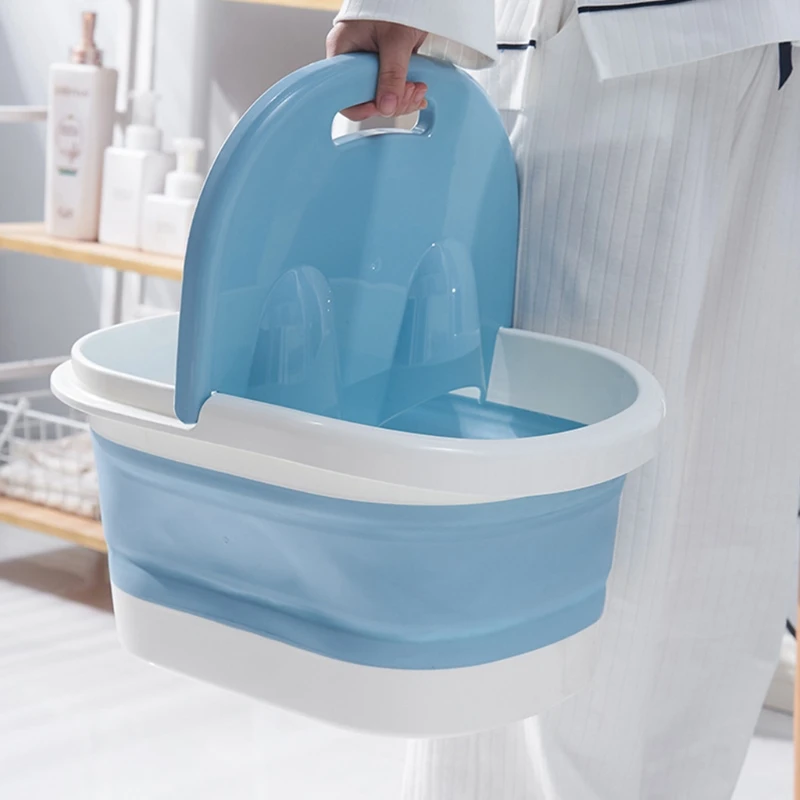 Складная Ванна для ног портативная ванна мытья массажное ведро путешествий таз