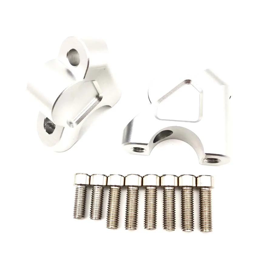 

1 Pair CNC Handlebar Riser Mount Clamp Drag Bar Bracket For BMW R1200GS R1250GS