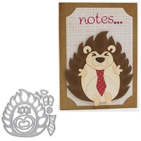 sweet hedgehog metal cutting dies stencils cute hedgehog die cut for card making diy new2019 crafts cards