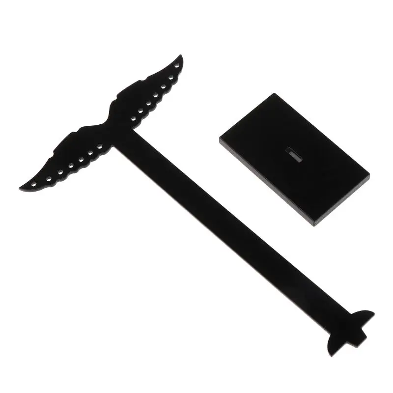 

87HC 3 Pcs/set Acrylic Earrings Display Stand Earring Pendant Necklace Jewelry Hanging Shelf Storage Frame Ornaments Exhibition