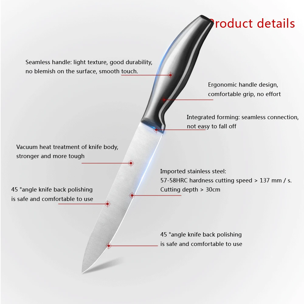 Нержавеющая сталь шеф-повара кухонные аксессуары нож для очистки овощей нарезки