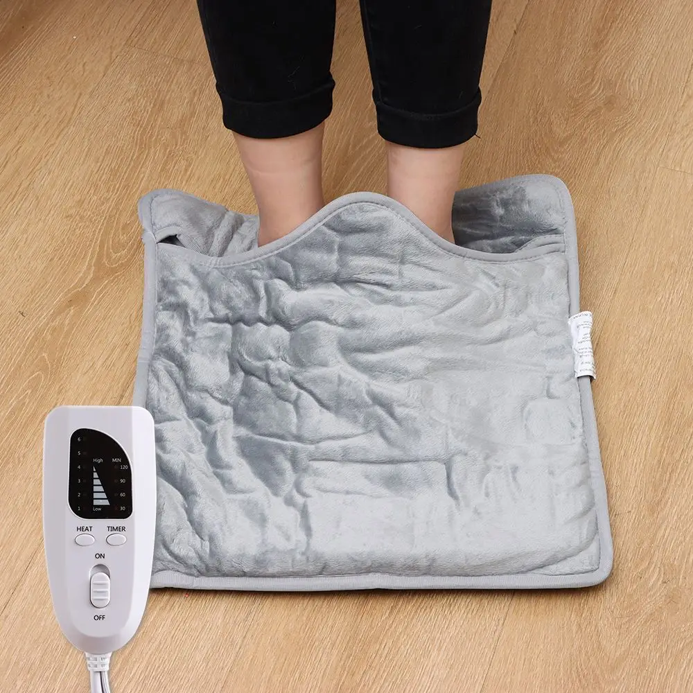 

Full-Body Use for Feet/Hands/Back Cramps Shoulders Heated Foot Warmers Electric Foot Heating Pad Heating Pad