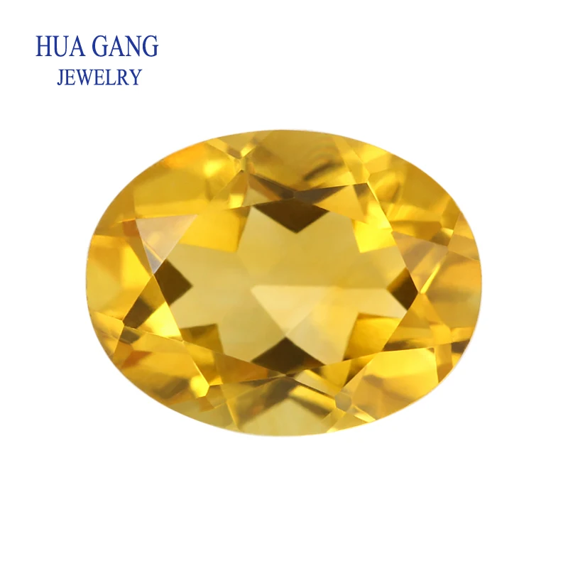 

Natural Citrine Natural Loose Gemstone Oval Shape Facetted Cut Size 3*4~10*14mm For DIY Jewelry
