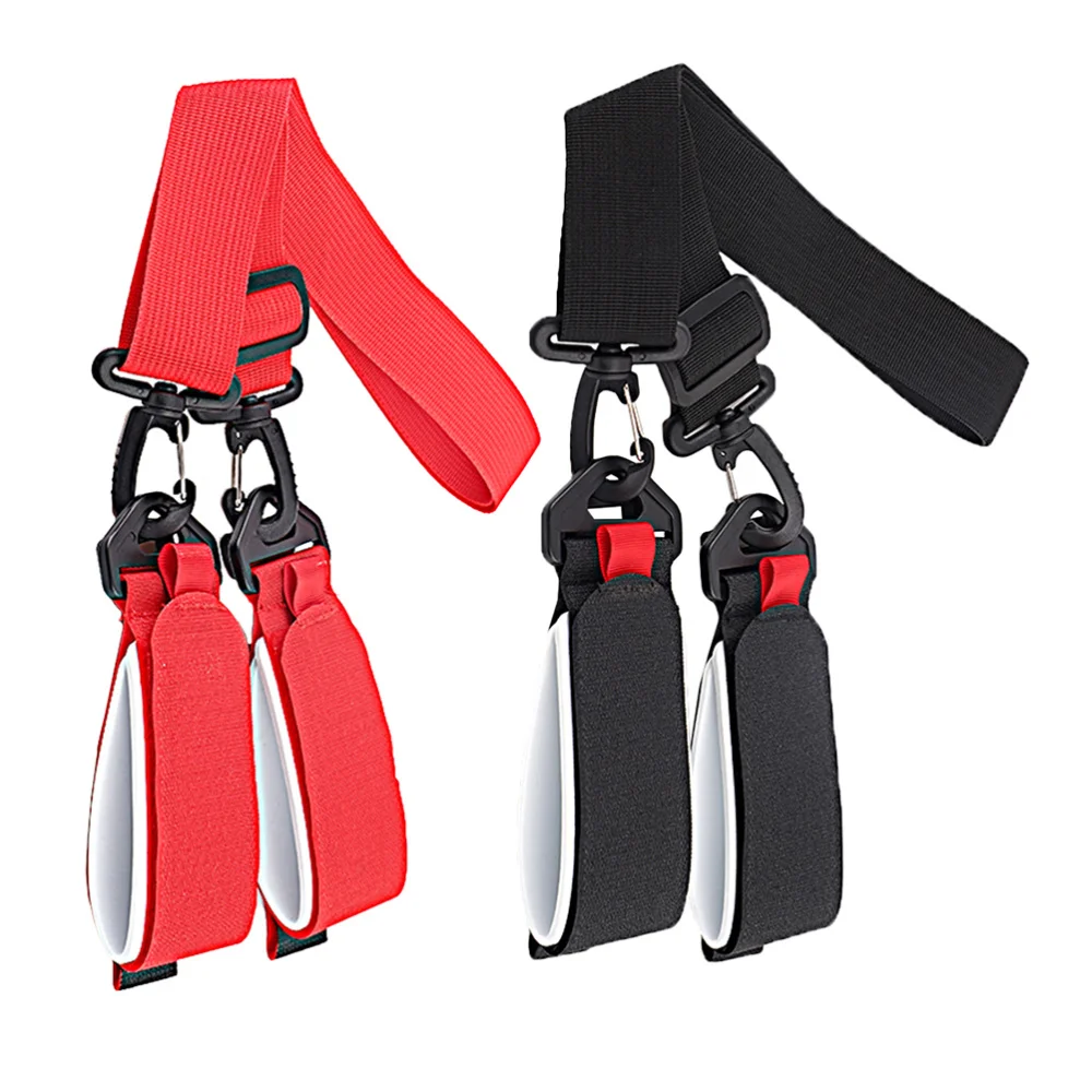 

2 Pcs Practical Snowboard Carrying Strap Length Adjustable Skiing Board Strap