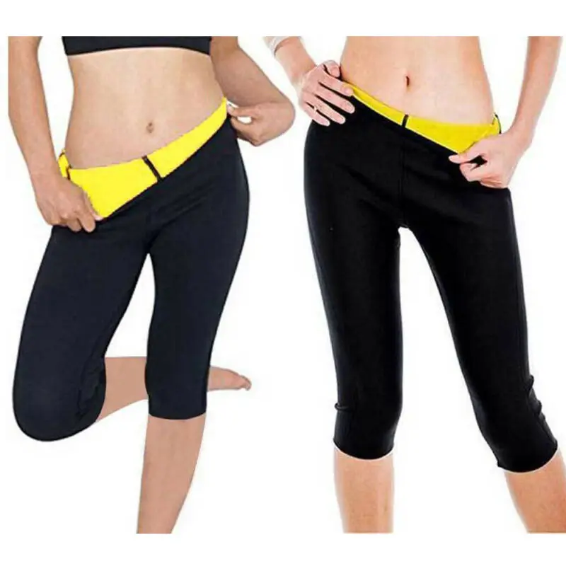 Super Stretch Slimming Pants Neoprene Body Shaper Sauna Suit Fitness Slim Pants M-2XL Women High Waist Sweat Shapewear Plus Size