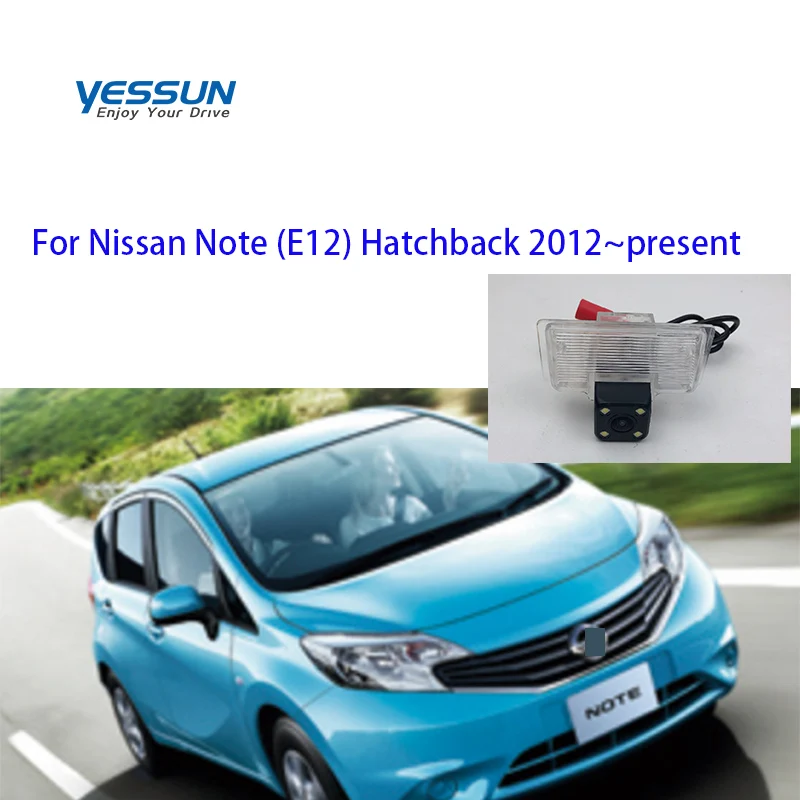 Yessun для Nissan Note(E12) хэтчбек 2012~ настоящий автомобильный CCD светодиодный резервный обратный заднего вида камера автомобильный монитор парковки