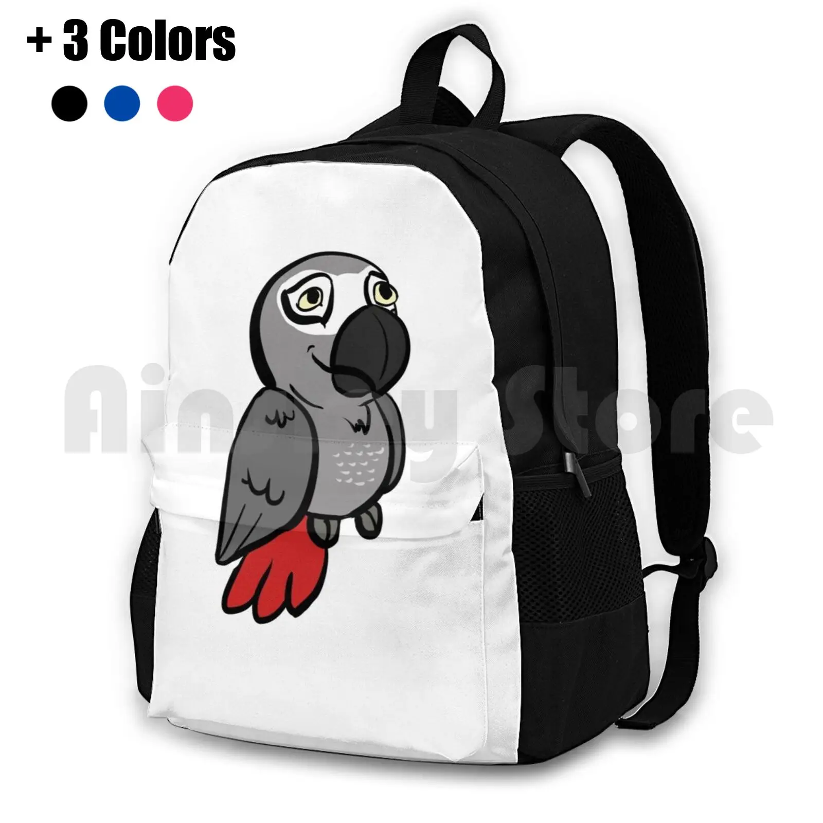 

African Grey Congo Peepo Outdoor Hiking Backpack Waterproof Camping Travel Parrot Parrots African Grey Parrot African Grey
