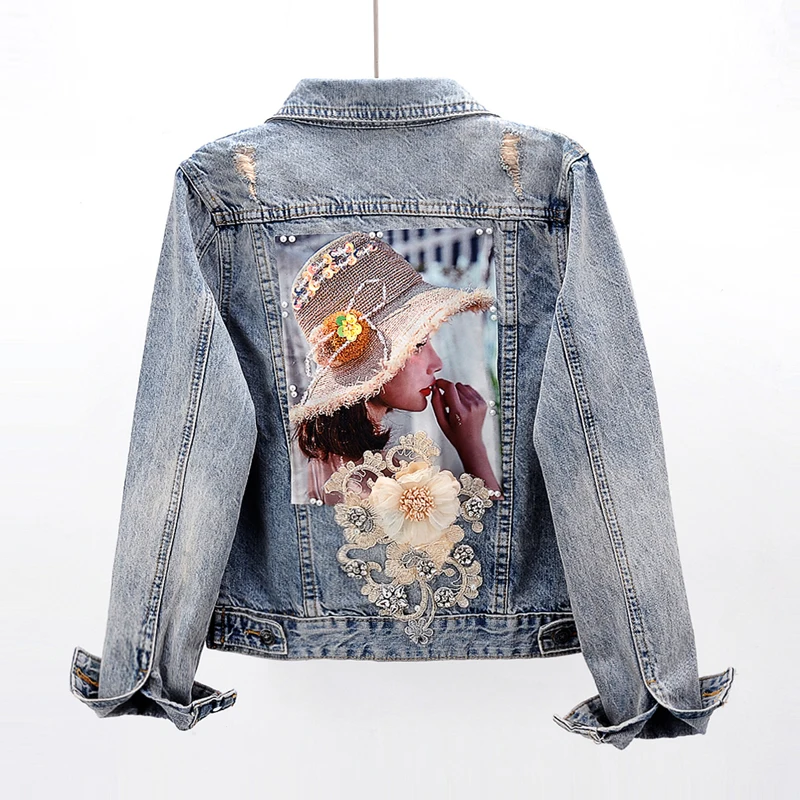 

Autumn new Denim Coat jeans women coat short Slim Korean bf women jacket jean jacket women denim jackets coats
