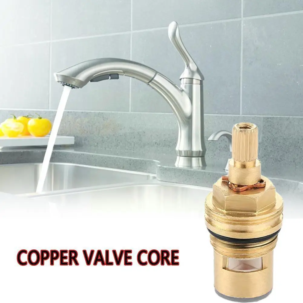 Сменный латунный Керамический дисковый кран 1/2 дюйма встраиваемый в четверть