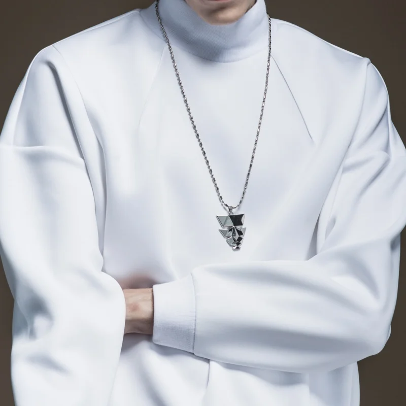 Мужской костюм с воротником-стойкой Moletom Palace Pinli повседневный воротником средней