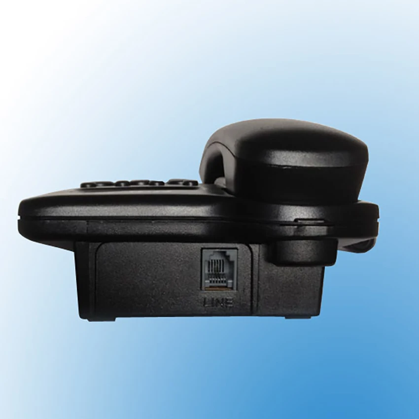 corded telephone desktop wall hanging landline telephone with caller id adjustable display brightness for home office black free global shipping