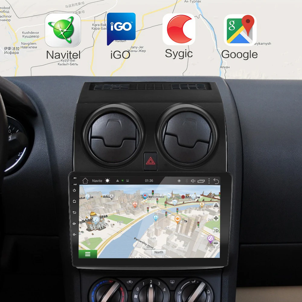 9 &quot2din Android 10 1 автомобильный мультиmidia видео плеер GPS навигация для Nissan Qashqai J10 2006