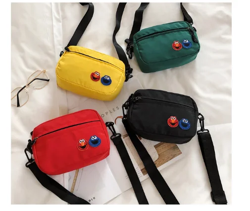 Новинка 2020 Холщовая Сумка HJKL с изображением монстра из Улица Сезам печенья сумка