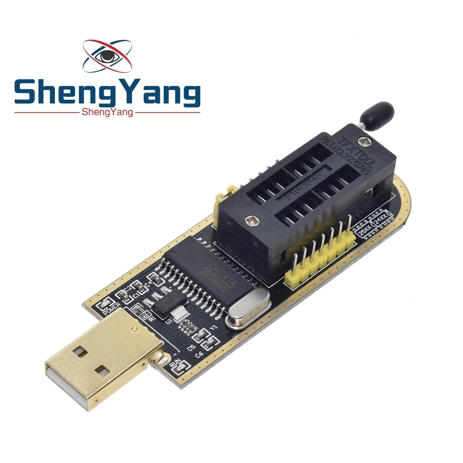 1 шт. ShengYang умная электроника CH340 CH340G CH341 CH341A 24 25 серия EEPROM Flash биос USB программатор с программным обеспечением и Драйвером