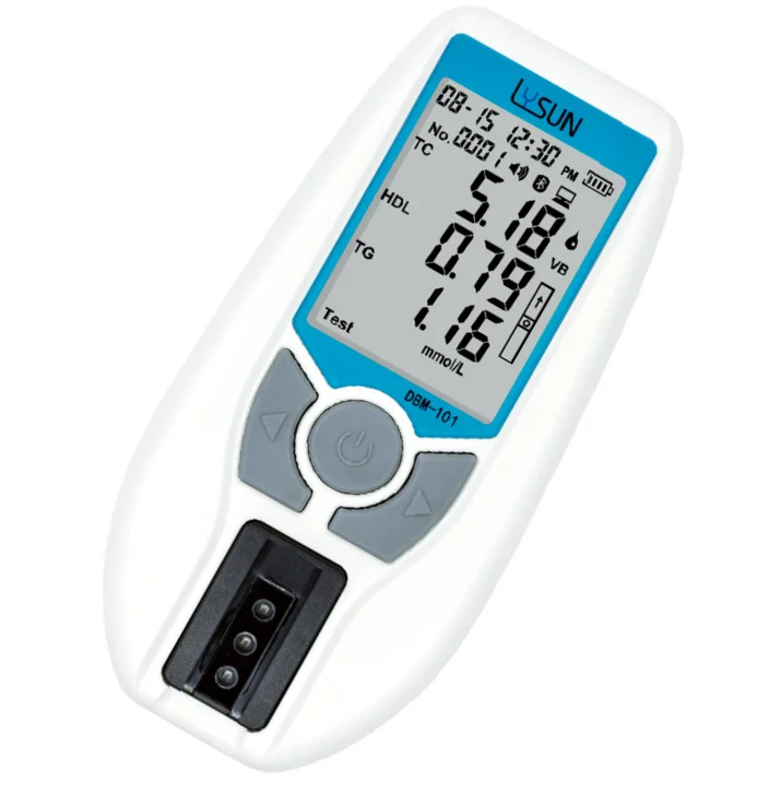 7in1 Multi-function Portable Optical Analyzer Monitor Blood Lipid Cholesterol Meter(HDL TC TG LDL) and Renal Function(UA CR UR) | Красота и