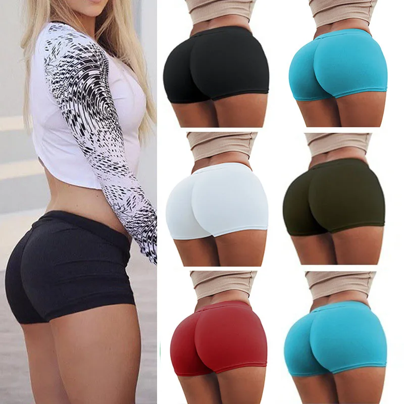 2019 сексуальные шорты для йоги женские спортивные хип одежда Короткие штаны