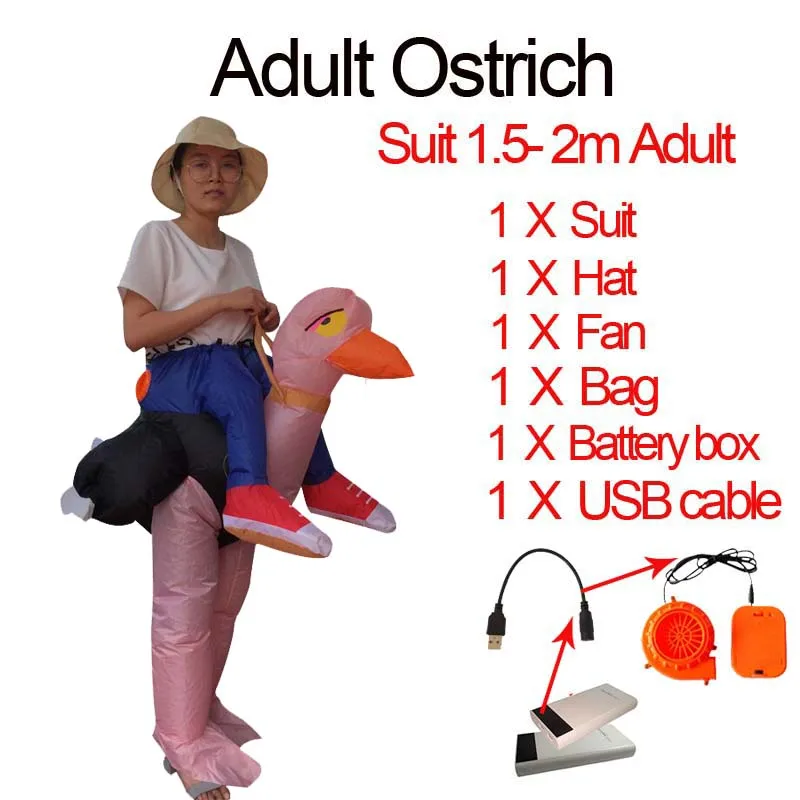 Детский костюм Пурим реквизит для детского сада надувной страуса новогодних