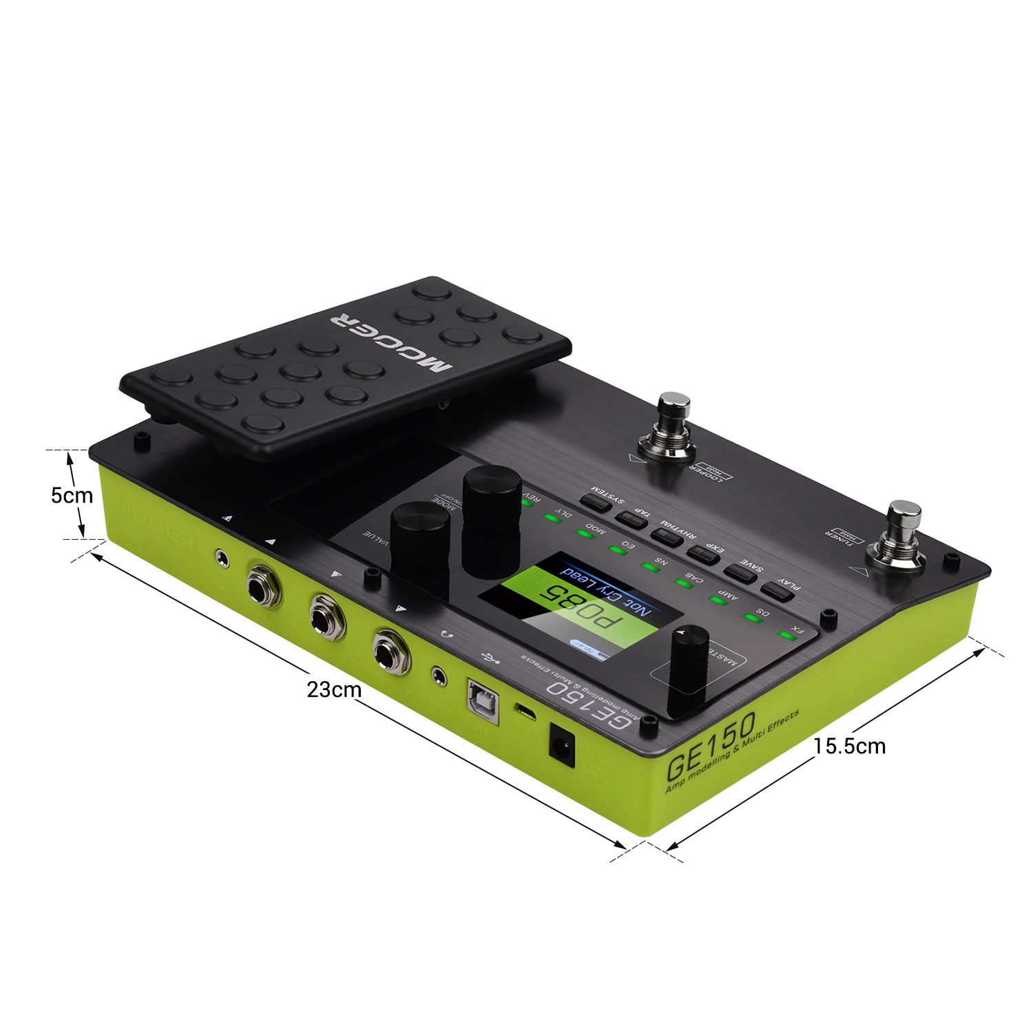 Блок эффектов MOOER GE150 педаль для гитары с петлевой записью модельный усилитель
