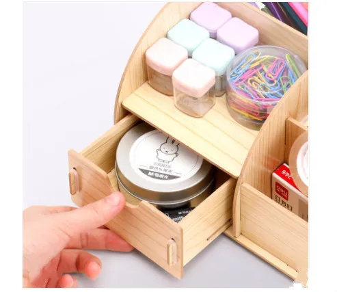 1 шт. милые ручки держатель многофункциональный хранения деревянные держатели