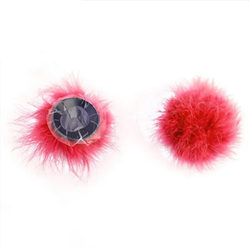 

1 Pairs Sexy Feather Women Lingerie Breast Bra Nipple Cover Pasties Stickers Petals Breast Pads 6 Colors Intimates Accessories