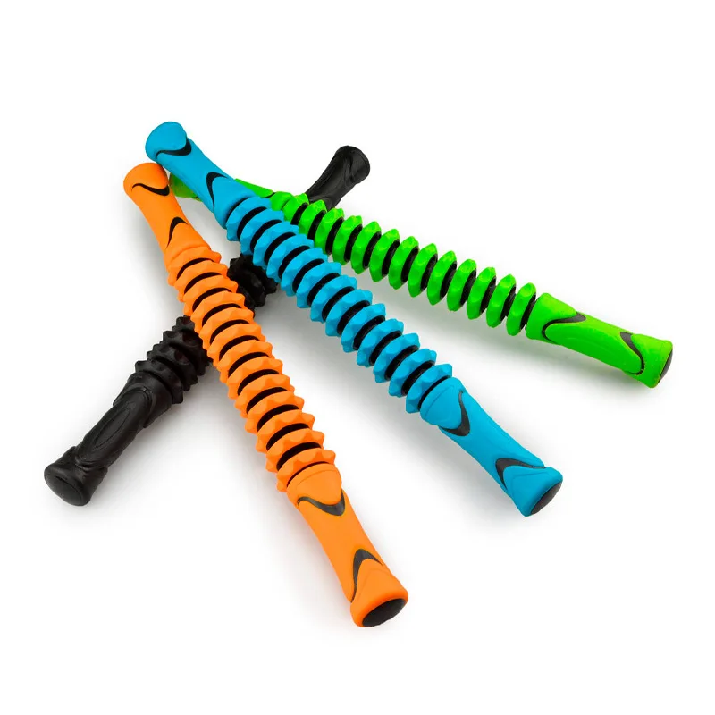 

13-Wheel Rubber Body Massager for Abdomen Multifunctional Fitness Roller Stick Muscle Relax Body Anti Cellulite Waist Massage